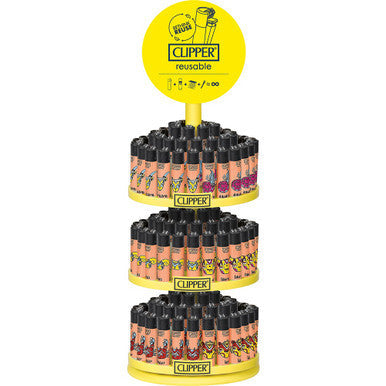 144Ct Clipper Lighters Carousel Mix - Astrology+12Free Ltr by Clipper - Wholesale