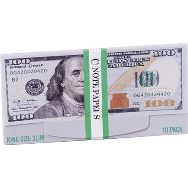 24 Ct. C-Note Rolling Paper King Size by C-Note - Wholesale