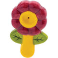 3.5" Purple Flower Ceramic Pipe - Wacky Bowlz by Wacky Bowlz - Wholesale