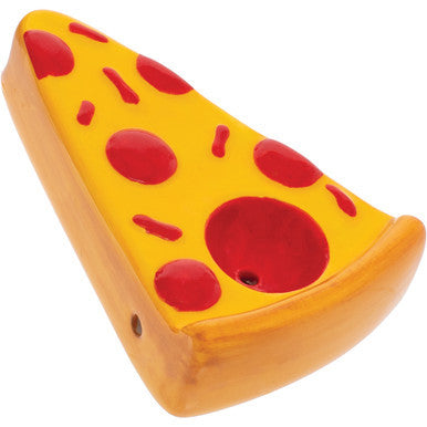 3.5"Pizza Slice Ceramic Pipe - Wacky Bowlz by Wacky Bowlz - Wholesale