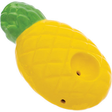 3.5" Pineapple Ceramic Pipe - Wacky Bowlz by Wacky Bowlz - Wholesale
