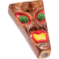 3.5in Tiki Ceramic Pipe - Wacky Bowlz by Wacky Bowlz - Wholesale