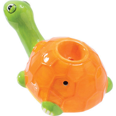 3.5in Sea Turtle Ceramic Pipe - Wacky Bowlz by Wacky Bowlz - Wholesale