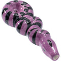 3.5in Purple Snake Ceramic Pipe - Wacky Bowlz by Wacky Bowlz - Wholesale