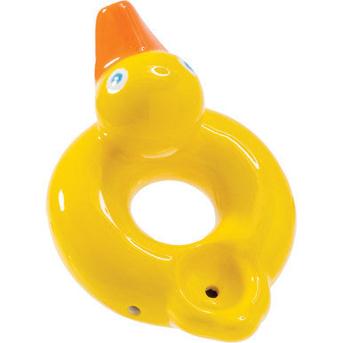 3.5in Ducky Life Saver Ceramic Pipe - Wacky Bowlz by Wacky Bowlz - Wholesale