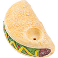 3.5in Taco Ceramic Pipe - Wacky Bowlz by Wacky Bowlz - Wholesale