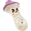 3.5in Skull Mushroom Ceramic Pipe - Wacky Bowlz by Wacky Bowlz - Wholesale