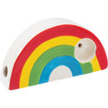 3.5in Rainbow Ceramic Pipe - Wacky Bowlz by Wacky Bowlz - Wholesale
