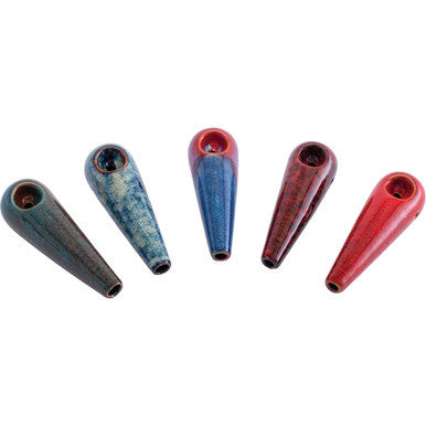 12ct Reactive Glazed Mini Pipes by Connection Store - Old HBH Wholesale - Wholesale