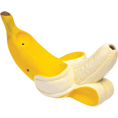 Large Banana Ceramic Pipe - Wacky Bowlz by Wacky Bowlz - Wholesale