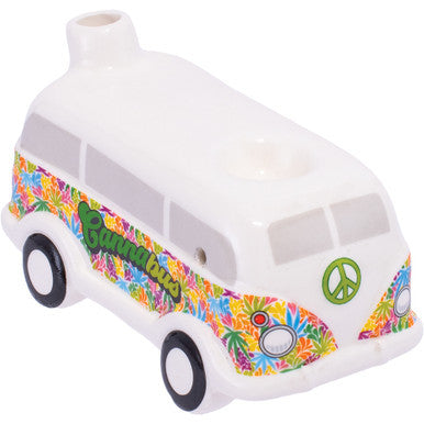 Large Cannabus Ceramic Pipe - Wacky Bowlz by Wacky Bowlz - Wholesale