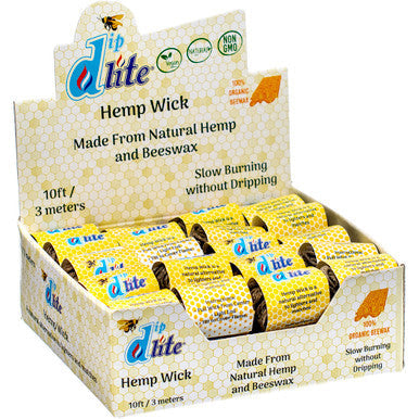40Ct. Diplite Hempwick - 10ft Rolls by Diplite - Wholesale