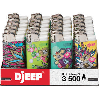 24Ct. Djeep Lighters - Vibrant by Djeep - Wholesale