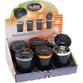 6ct. Carbon Fiber LED Car Ashtray w/ Lid by Connection Store - Old HBH Wholesale - Wholesale