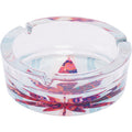 5.1in Medium Glass Ashtray - Paisley Weed by Connection Store - Old HBH Wholesale - Wholesale
