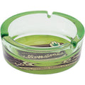 5.1in Medium Glass Ashtray - YellowStoned by Connection Store - Old HBH Wholesale - Wholesale