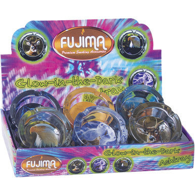 6ct. Glow In Dark Glass Ashtray Animal by Connection Store - Old HBH Wholesale - Wholesale