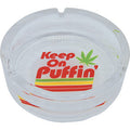 6ct. 3.5in Glass Ashtrays - Leaf Designs by Fujima - Wholesale