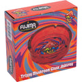 6.25" Red Trippy Mushroom Glass Ashtray by Connection Store - Old HBH Wholesale - Wholesale