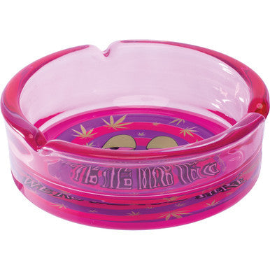6.25" Purple We're All Mad Here Glass Ashtray by Connection Store - Old HBH Wholesale - Wholesale