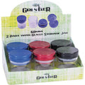 6Count 70Mm Glass Grinder Stash Jars by Connection Store - Old HBH Wholesale - Wholesale