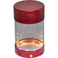 6Count Led Acrylic Storage Jar And Grinder by Green Flower - Wholesale