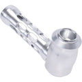 Silver Aluminium Glass Pipe w/ Gift Box by Connection Store - Old HBH Wholesale - Wholesale