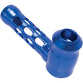 Blue Aluminium Glass Pipe w/ Gift Box by Glass - Wholesale