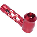 Red Aluminium Glass Pipe w/ Gift Box by Green Flower - Wholesale