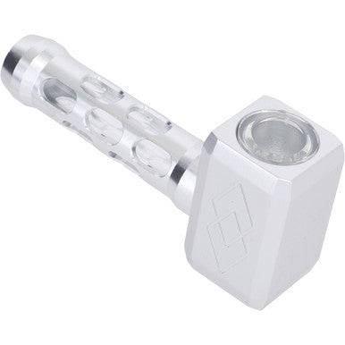 Silver Hammer Aluminium Glass Pipe by Connection Store - Old HBH Wholesale - Wholesale