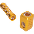 Gold Hammer Aluminium Glass Pipe by Green Flower - Wholesale