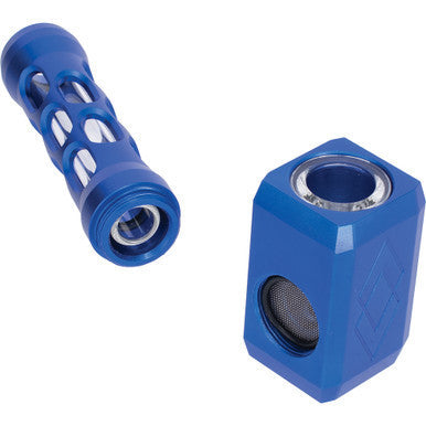 Blue Hammer Aluminium Glass Pipe by Connection Store - Old HBH Wholesale - Wholesale