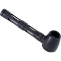 Black Dual Window Aluminium Glass Pipe by Connection Store - Old HBH Wholesale - Wholesale