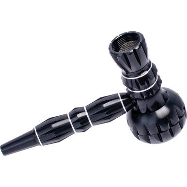 Black Aluminium Pipe w/ Grinder by Connection Store - Old HBH Wholesale - Wholesale