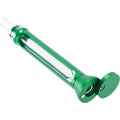 Green Aluminium Glass Chillium Pipe by Green Flower - Wholesale