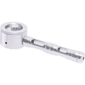Silver Aluminium Glass Pipe. by Honeybee Herb Wholesale - Wholesale
