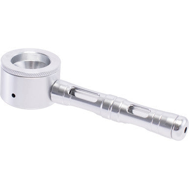Silver Aluminium Glass Pipe. by Honeybee Herb Wholesale - Wholesale