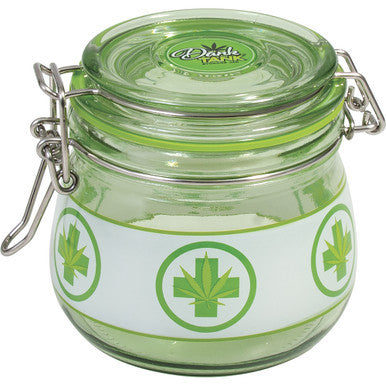 500Ml Glass Jars Green Medical Sign by Connection Store - Old HBH Wholesale - Wholesale