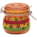 500Ml Glass Jars Red Rasta Leaves by Connection Store - Old HBH Wholesale - Wholesale