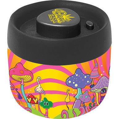 4.25In Mushroom Vibe Ultra Dank Tank Vacuum Jar by Fujima - Wholesale
