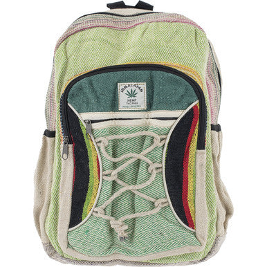 Stylish Hemp Backpack by Green Flower - Wholesale