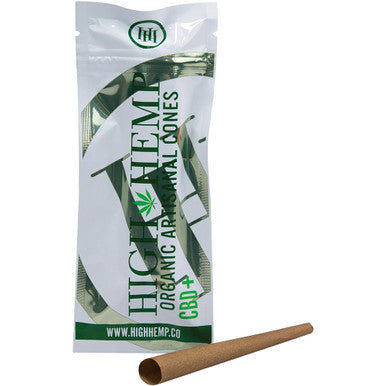 15 Ct. Organic High Hemp Wrap Cone - 2 Cones Pk by Connection Store - Old HBH Wholesale - Wholesale