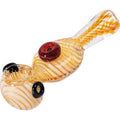 4.5" Spiral Color Line Button Belly Pipe by Connection Store - Old HBH Wholesale - Wholesale