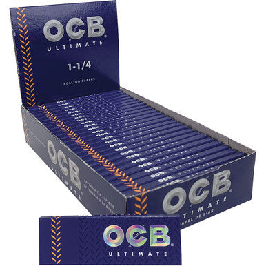 25 Ct. Ocb Ultimate  1.25" Rolling Papers by OCB - Wholesale