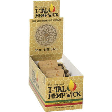 50Ct. Small Hemp Wick by Connection Store - Old HBH Wholesale - Wholesale