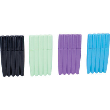12Count Plastic 5 Cone Case - Solid Color by KushRX - Wholesale