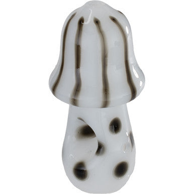 4" Wild Mushroom Hand Pipe - White by Connection Store - Old HBH Wholesale - Wholesale