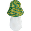 4" Mushroom Wig Wag Hand Pipe - Green by Connection Store - Old HBH Wholesale - Wholesale