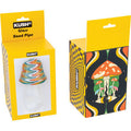 4" Mushroom Wig Wag Hand Pipe - Multi by KushRX - Wholesale