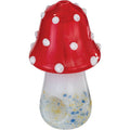 4" Polka Dot Mushroom Hand Pipe - Red by Connection Store - Old HBH Wholesale - Wholesale